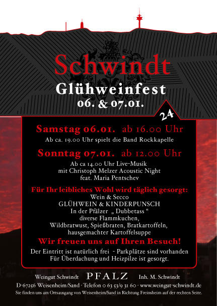 Flyer Glühweinfest 2024