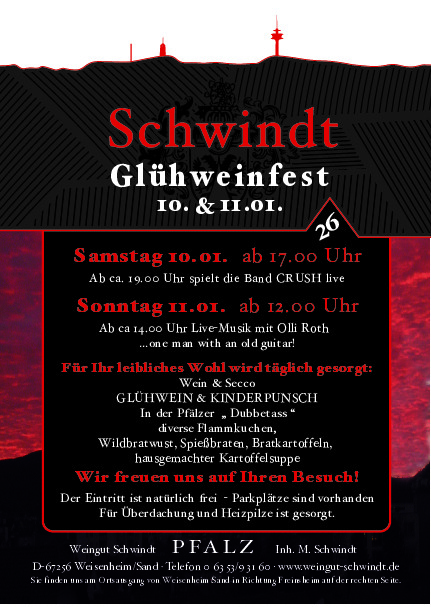 Flyer Glühweinfest 2026