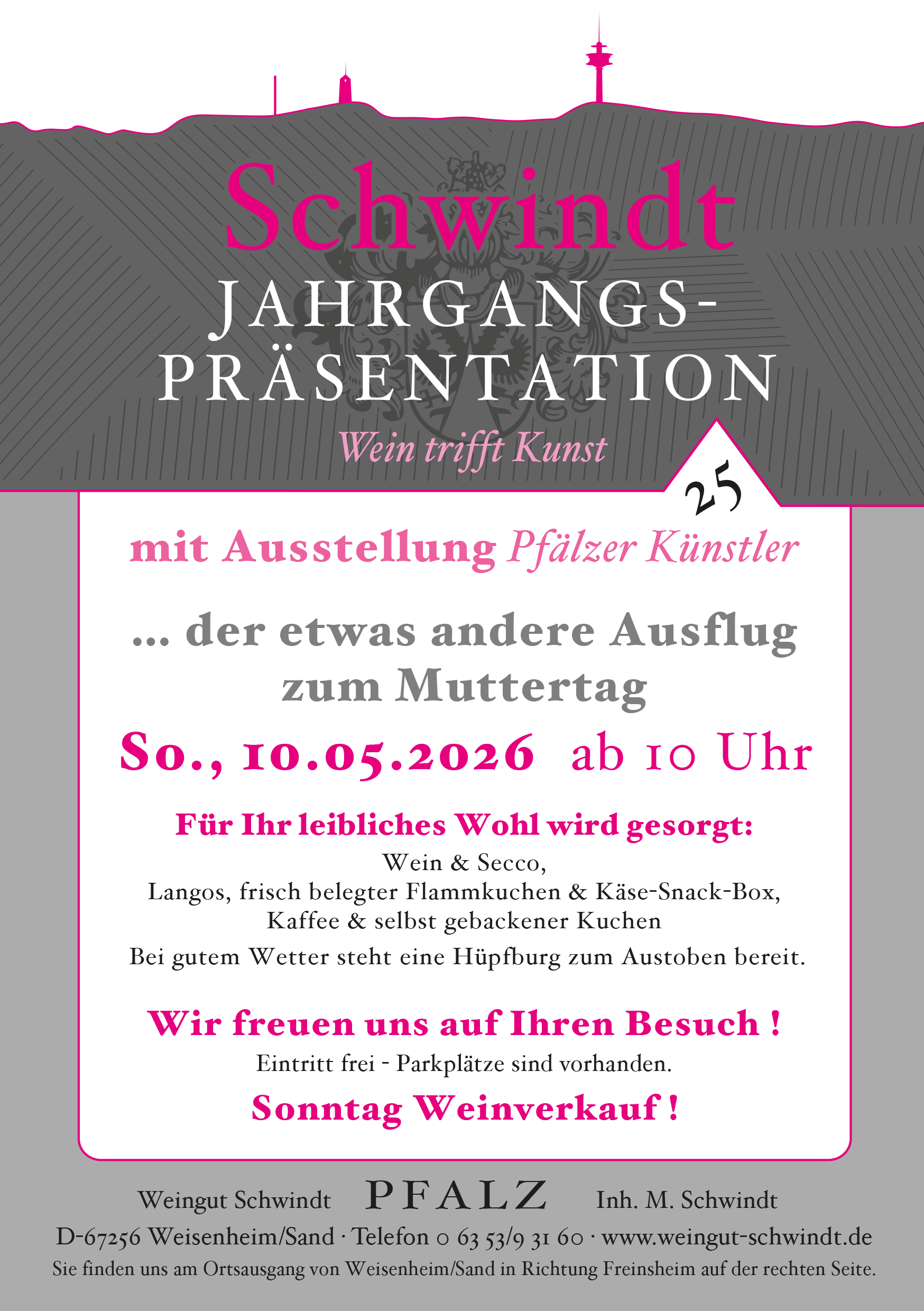 Flyer Jahrgangspräsentation 2026